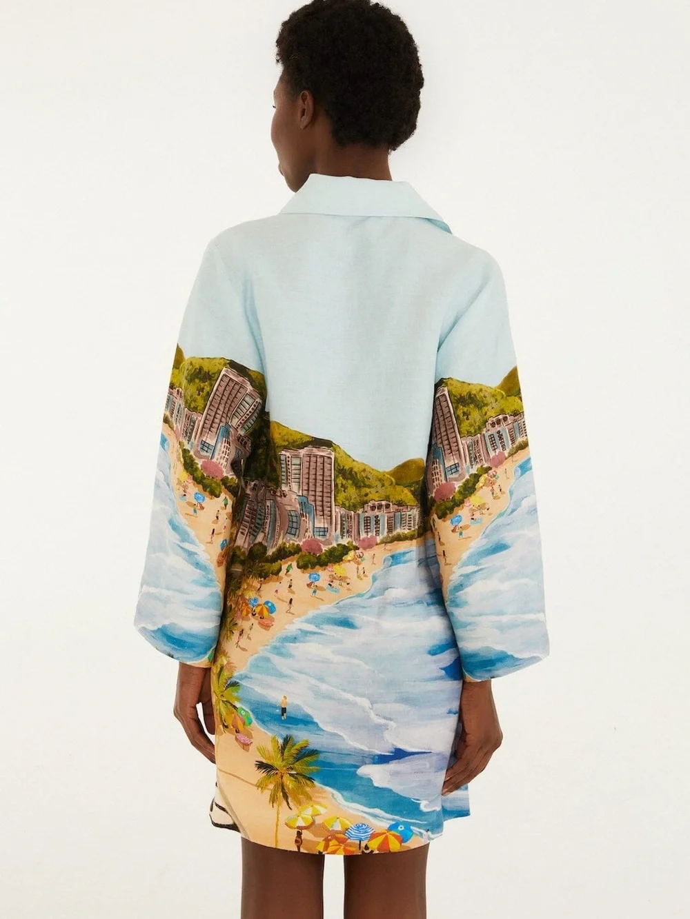 Farm Rio: COPACABANA BEACH
MULTICOLOR LONG SLEEVE KIMONO - Picture 2 of 14
